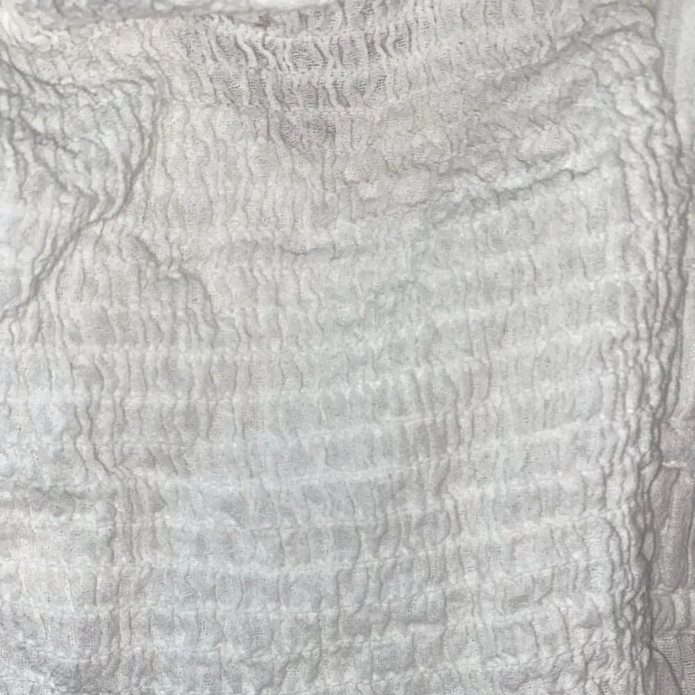 Free People Chloe White Puff Sleeve Blouse - Picture 5 of 6